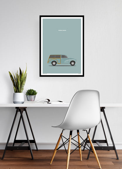 Morris Minor Traveller Blue