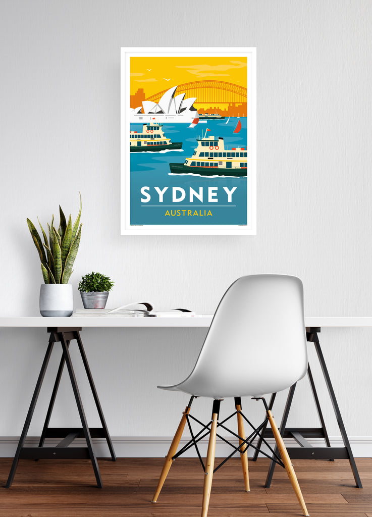 Harbour Ferries Sunset – Sydney