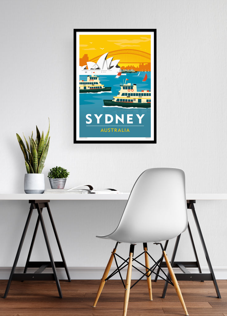 Harbour Ferries Sunset – Sydney