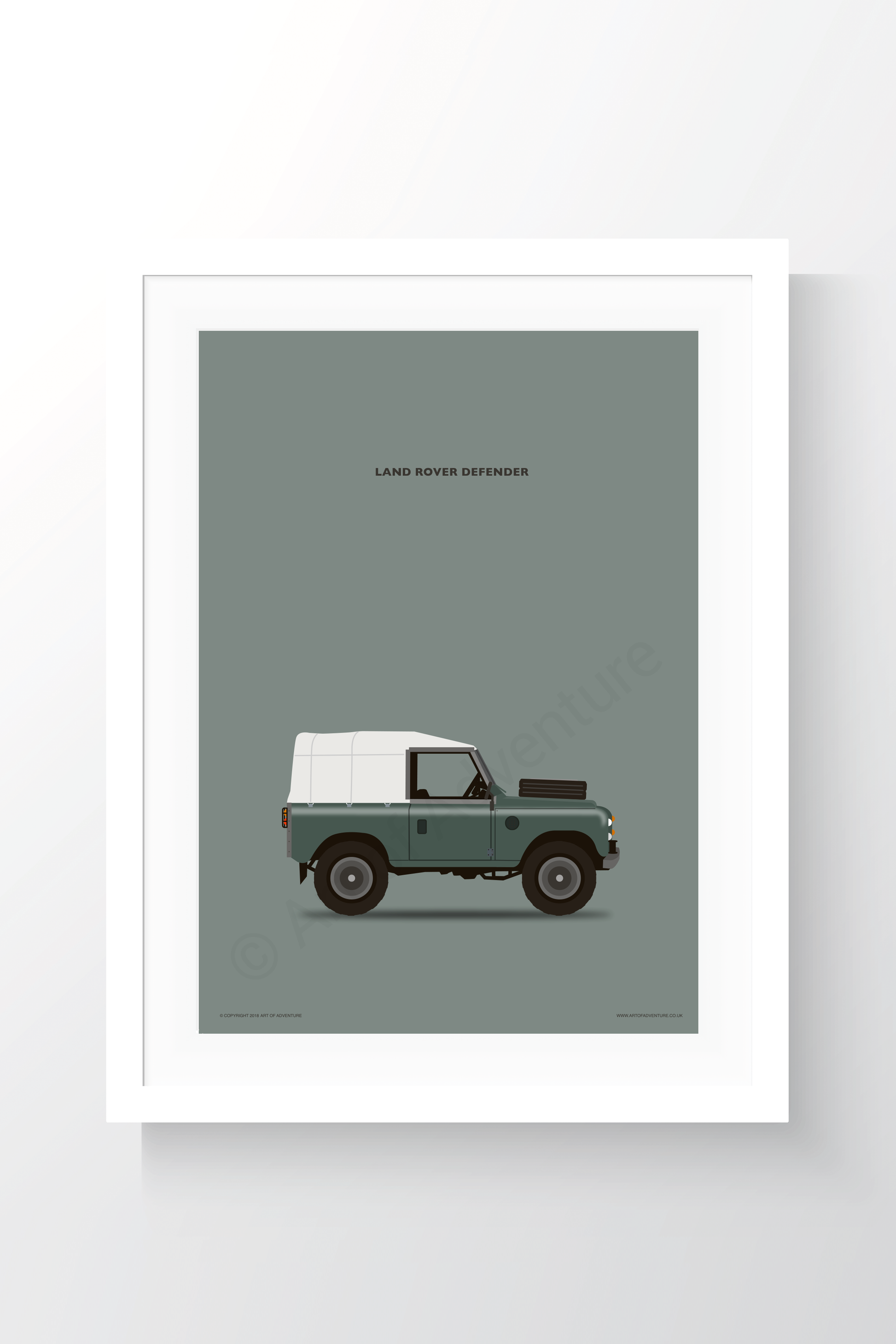 Land Rover Defender Green - Art of Adventure