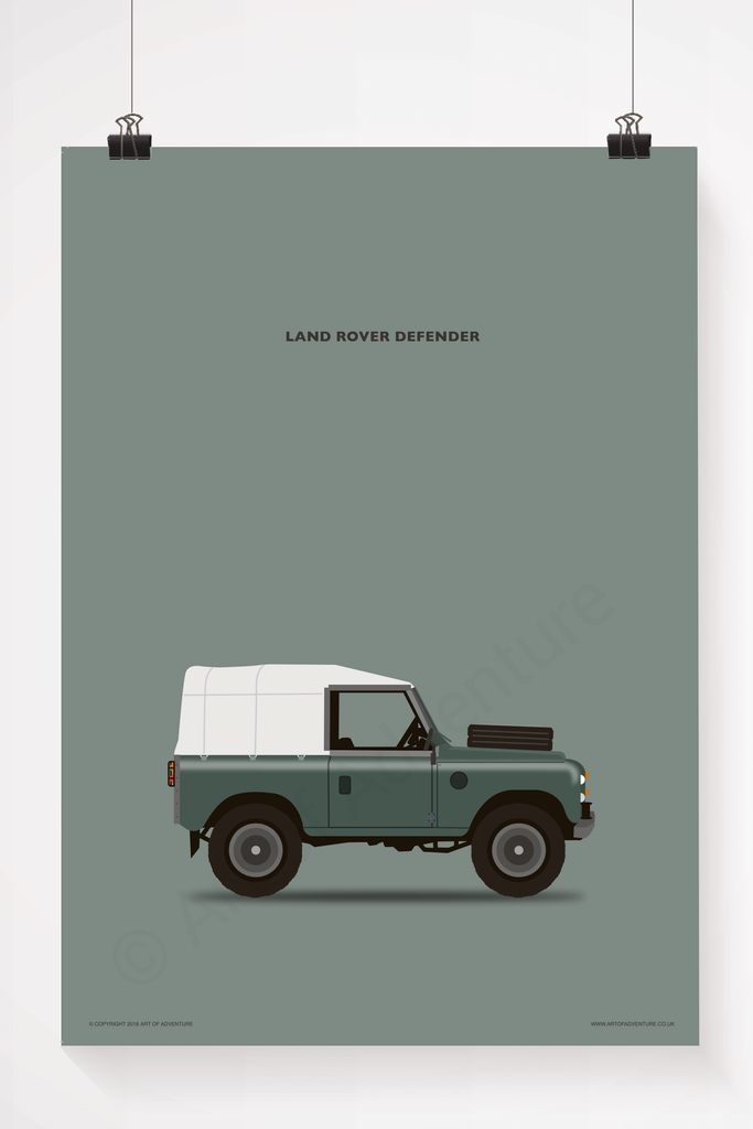Land Rover Defender Green - Art of Adventure