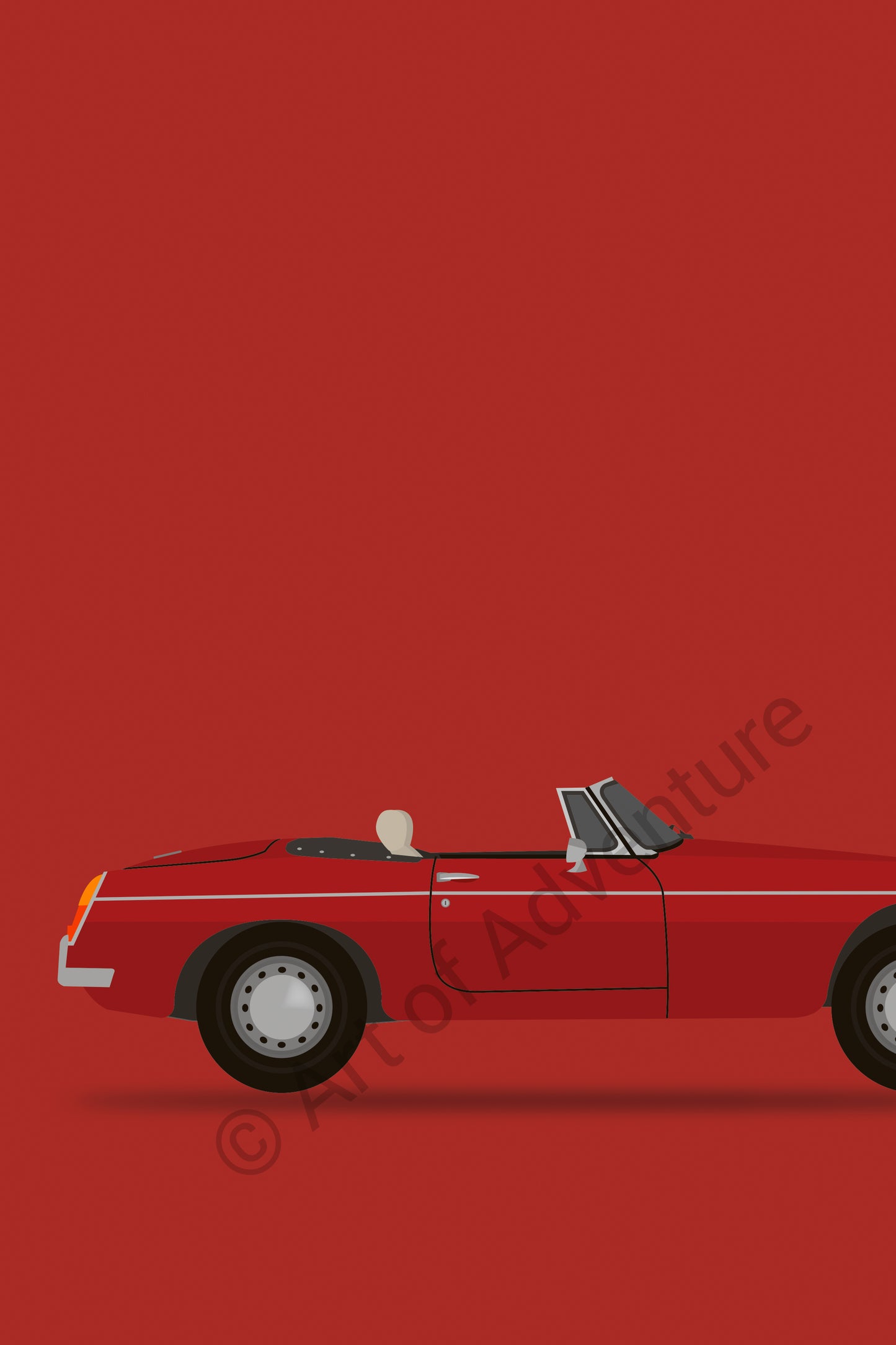 MG MGB Portrait