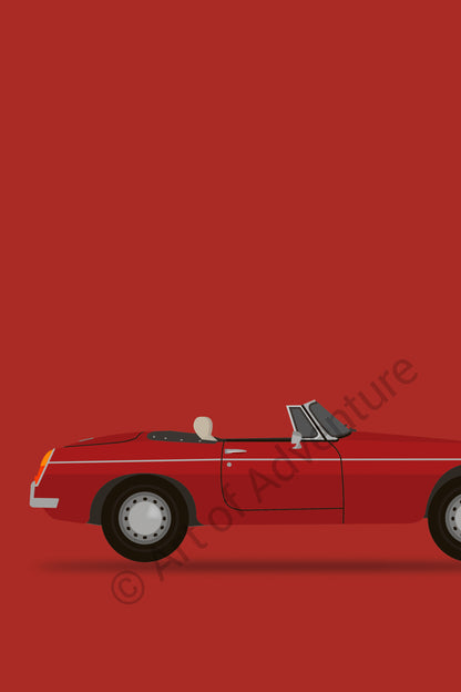 MG MGB Portrait