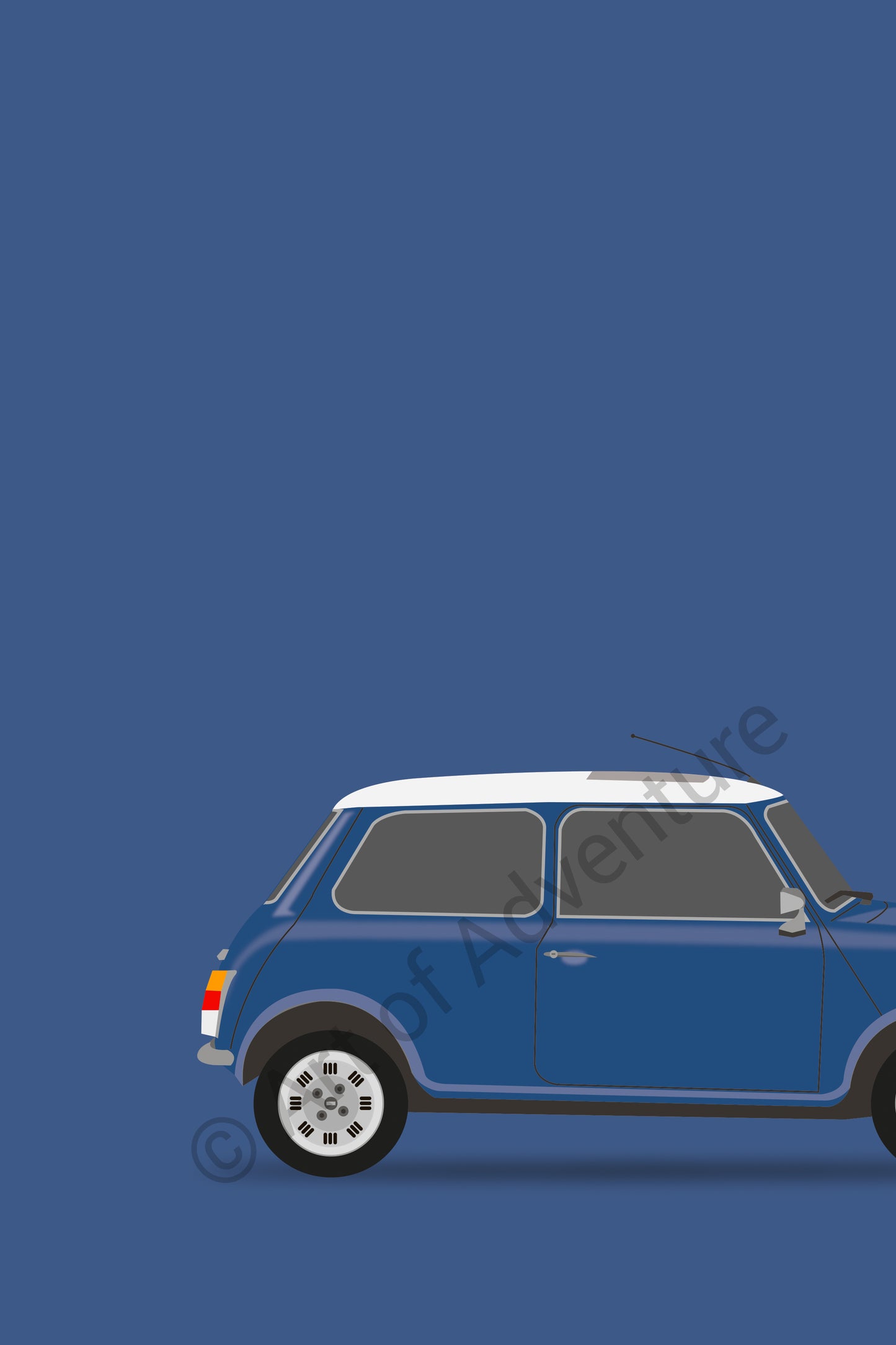 Mini Cooper Blue