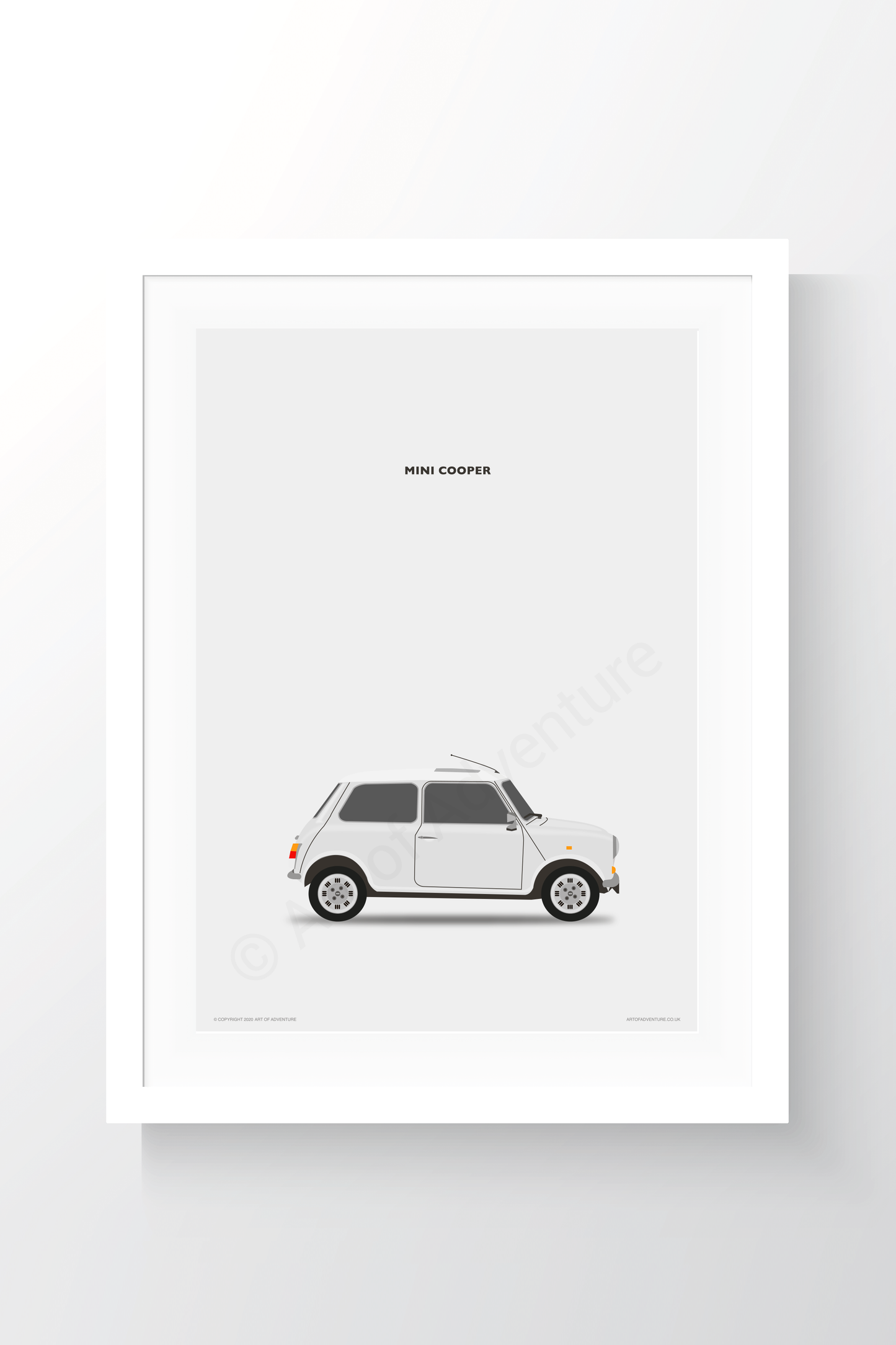 Mini Cooper White