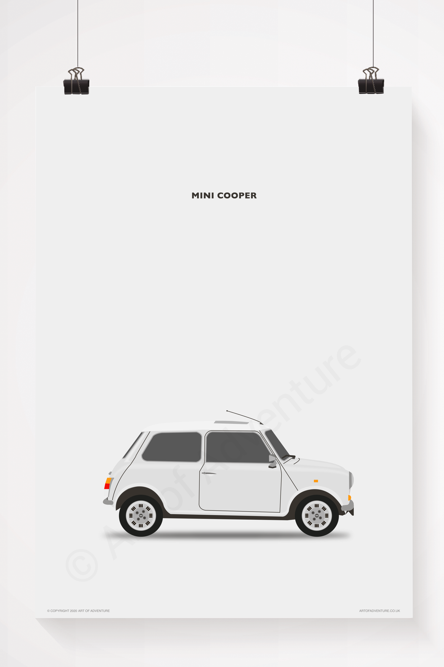 Mini Cooper White