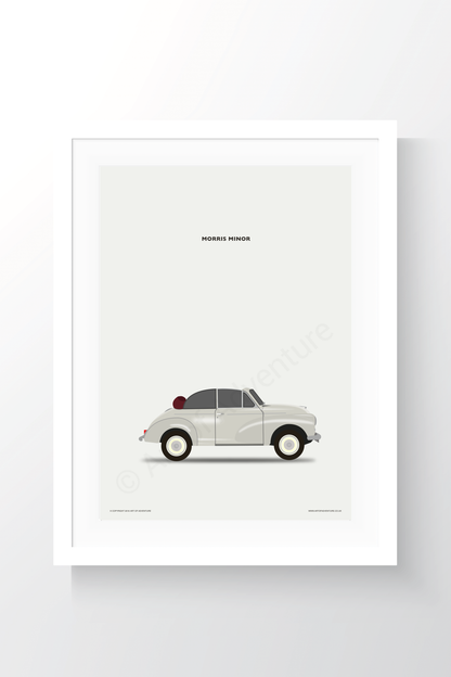Morris Minor Portrait Convertable - Art of Adventure
