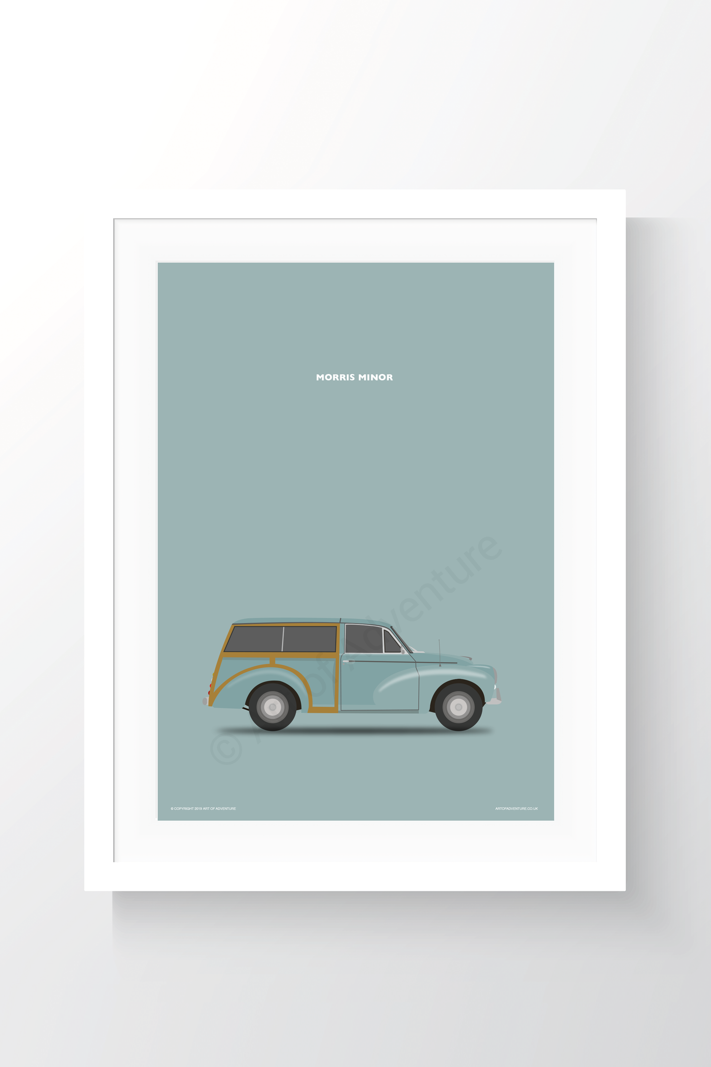 Morris Minor Traveller Blue