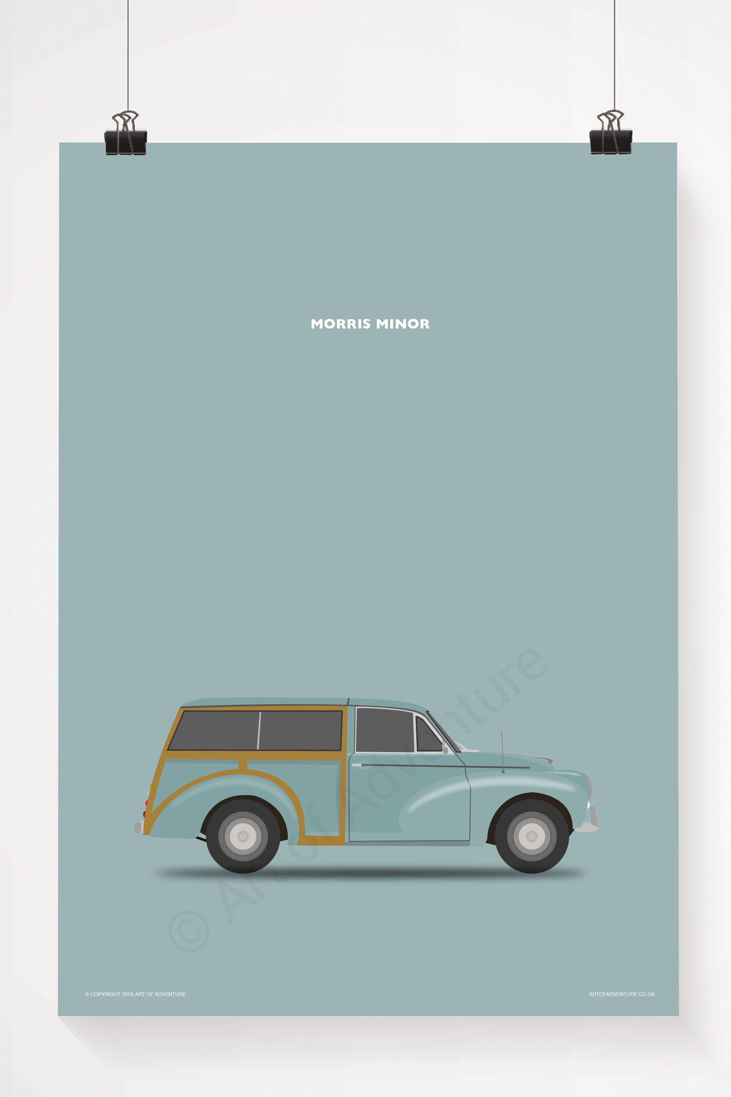 Morris Minor Traveller Blue