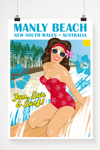 Surfer Girl – Manly Beach - Art of Adventure