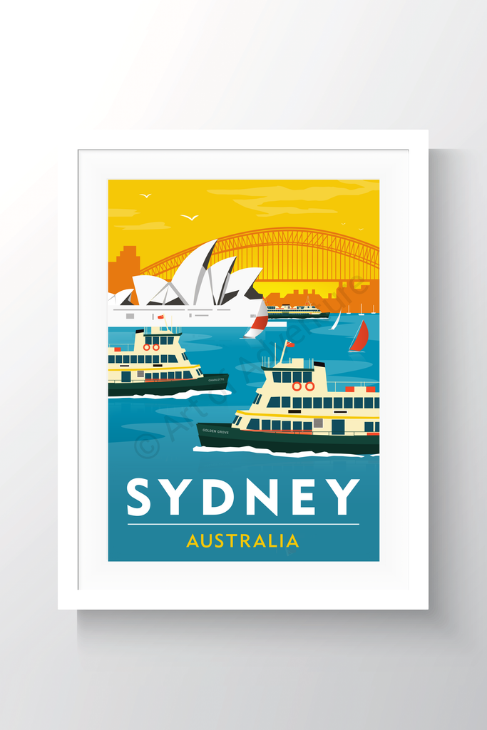 Harbour Ferries Sunset – Sydney - Art of Adventure